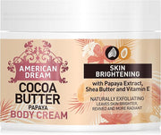 American Dream Papaya Butter Body Cream with Papaya Extract, Shea Butter & Vitamin E 500ml
