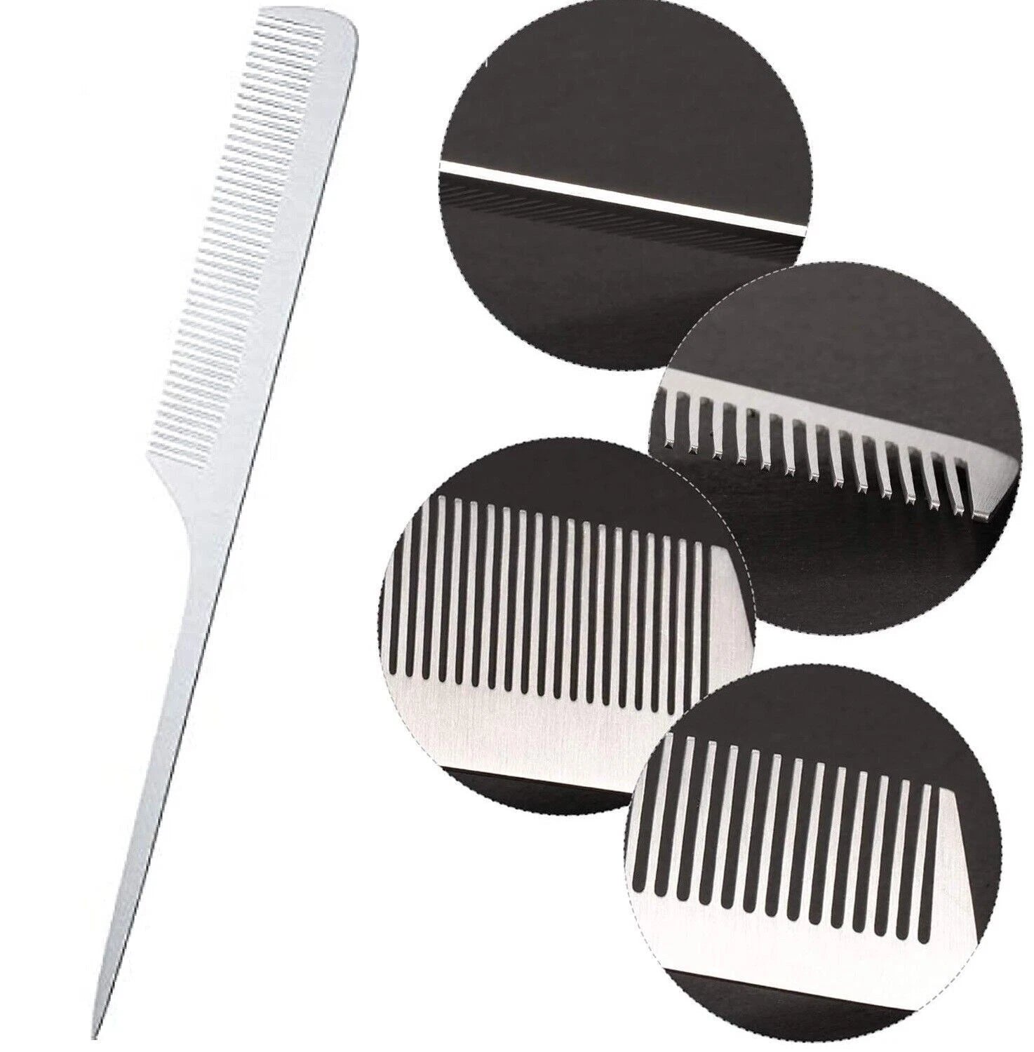 Professional Styling Barber Detangling Afro Comb Fist Metal African hair