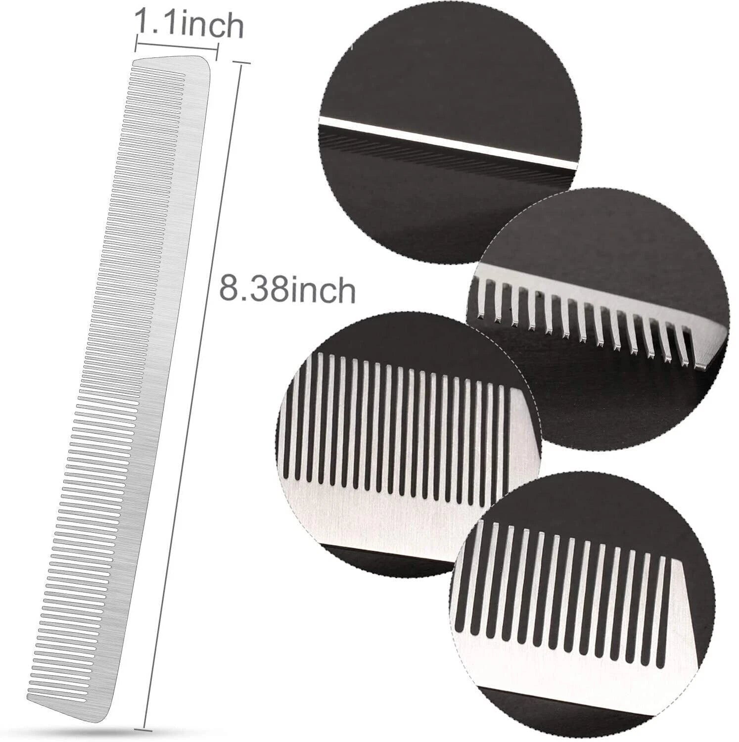 Professional Styling Barber Detangling Afro Comb Fist Metal African hair
