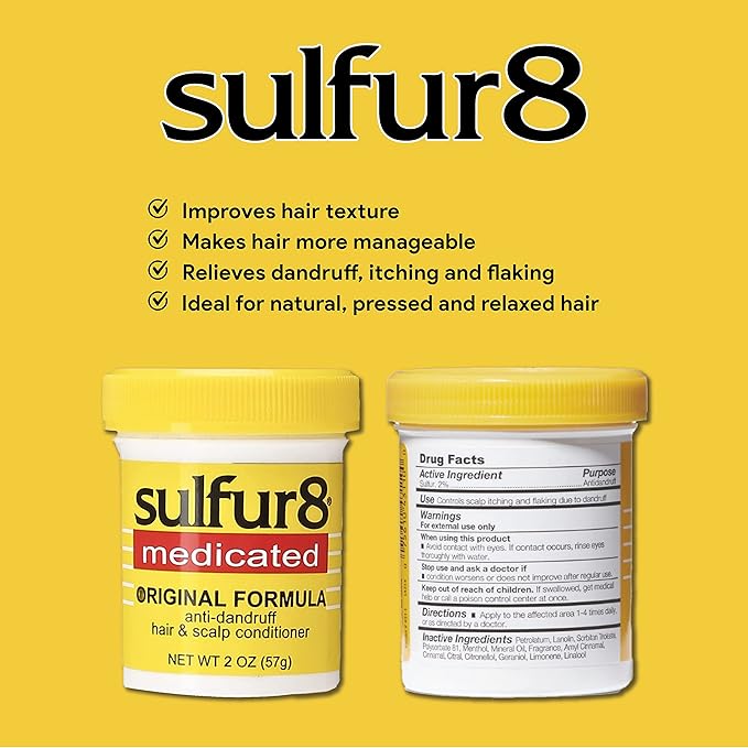 Sulfur 8 Medicated Original Formula Anti-Dandruff Hair and Scalp Conditioner x-pression