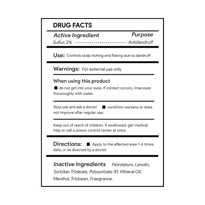 Sulfur 8 Medicated Original Formula Anti-Dandruff Hair and Scalp Conditioner x-pression