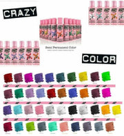 2X CRAZY COLOR SEMI PERMANENT HAIR DYE 100ml - All Colours x-pression