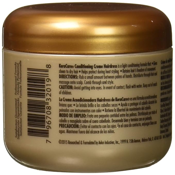 KERACARE Conditioning Creme Hairdress - 4 Oz | 8 Oz
