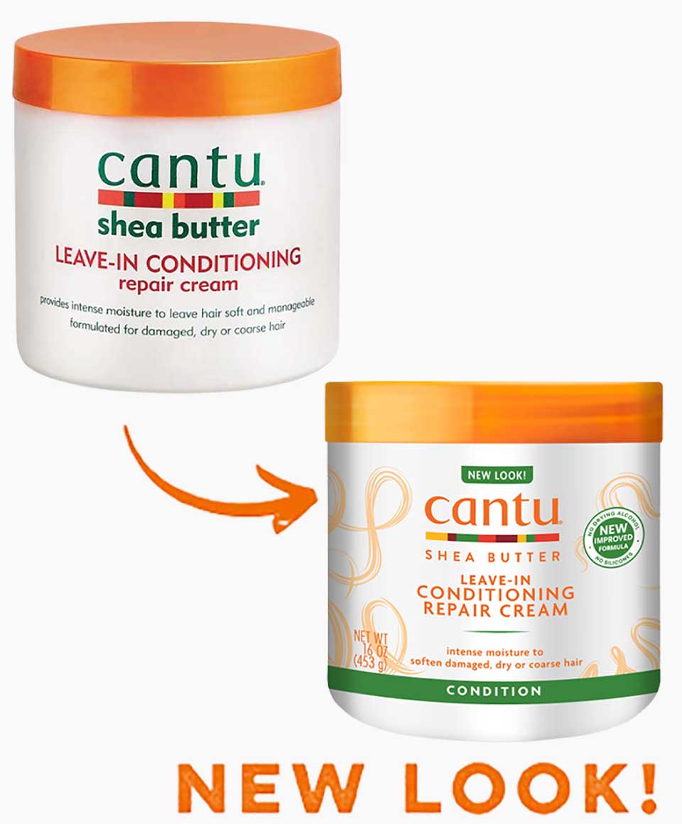 Cantu Shea Butter Leave-In Conditioning Repair Cream, 2 Oz (57 ml) x-pression