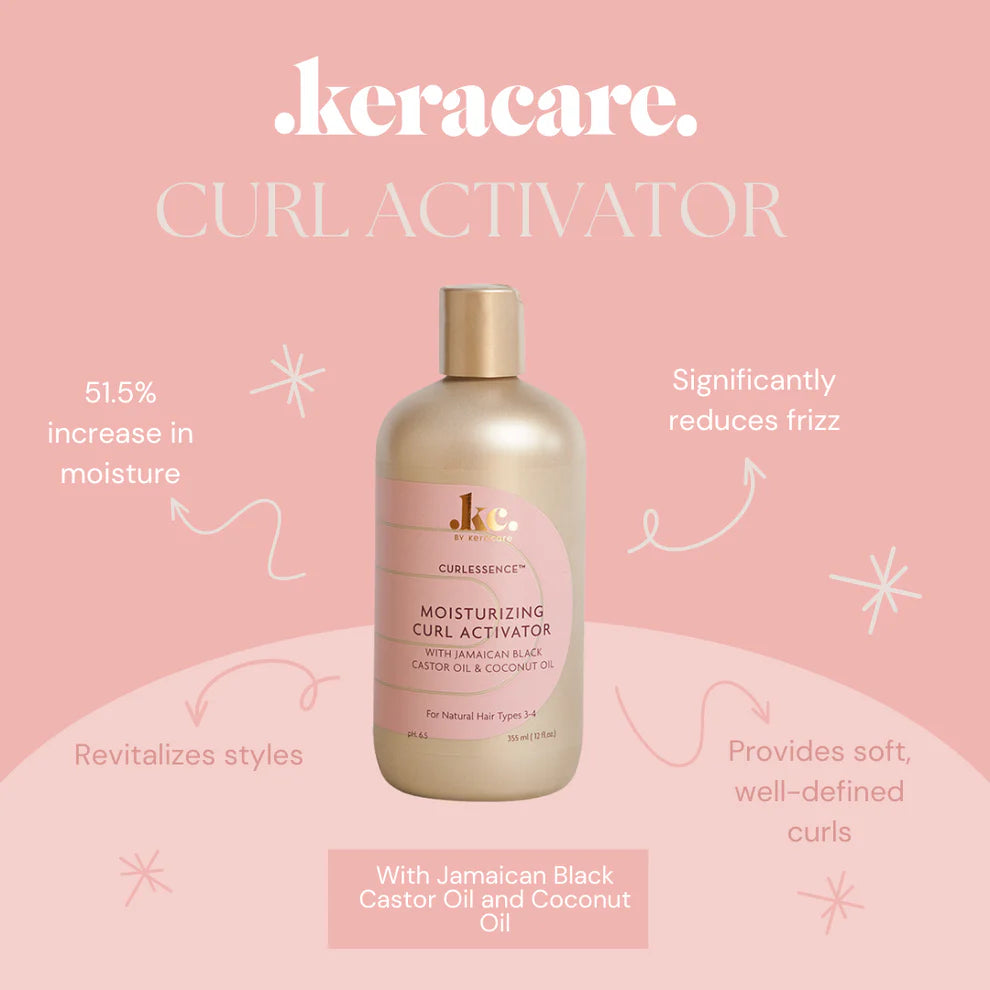 Keracare Curlessence Moisturizing Curl Activator, 12 Ounce