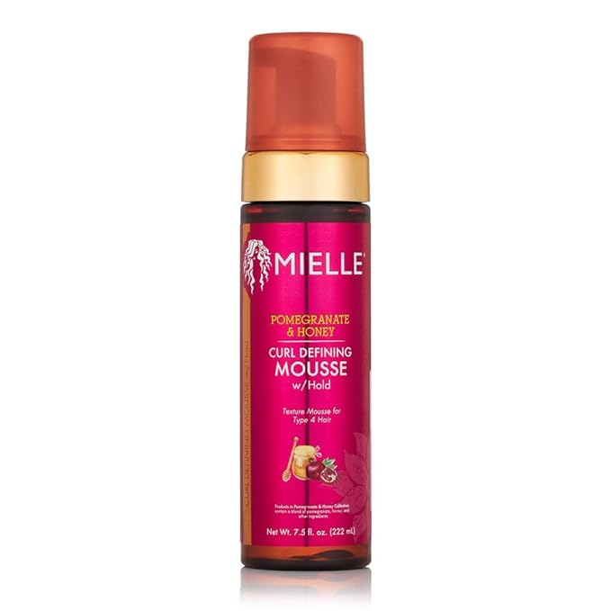 Mielle Organic Pomegranate & Honey Curl Defining Mousse, 7.5 Fl Ounce x-pression