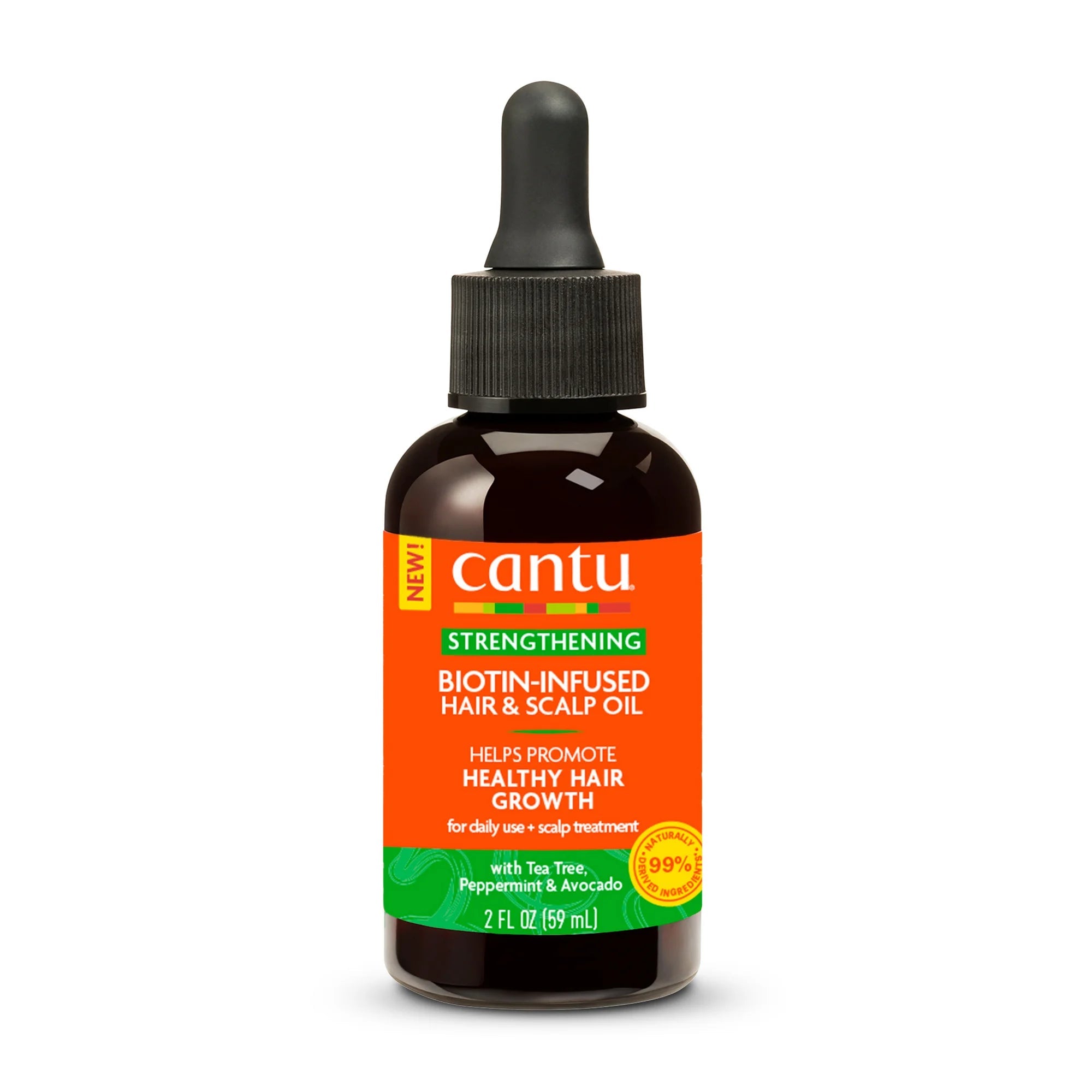 Cantu Biotin-Infused Strengthening Hair & Scalp Oil, 2 fl oz (59 ml) x-pression