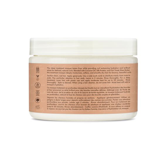 Shea Moisture Coconut & Hibiscus Curl & Shine Hair Masque ,12 Ounce (340 g) x-pression
