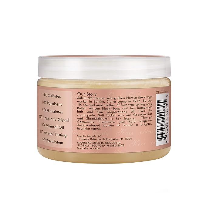 SHEA MOISTURE Coconut & Hibiscus Curling Gel Souffle, 12 Ounce x-pression