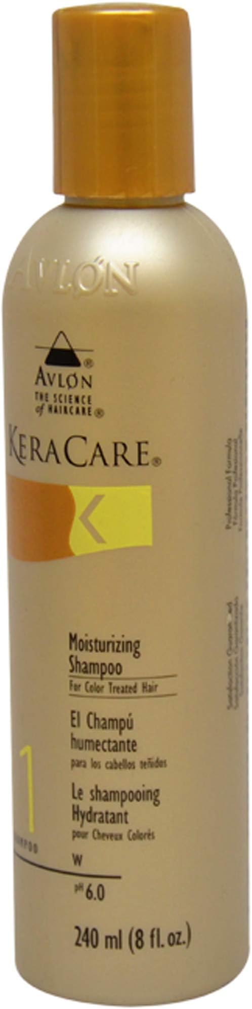 KeraCare Avlon Moisturizing Shampoo for Color Treated Hair, Shampoo, 240ml/8 fl. oz.