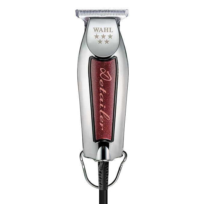 Wahl Professional Men 5-Star Professional Series 8081 Corded Electric Hair Trimmer Detailer (5-Inch) (Maroon) x-pression