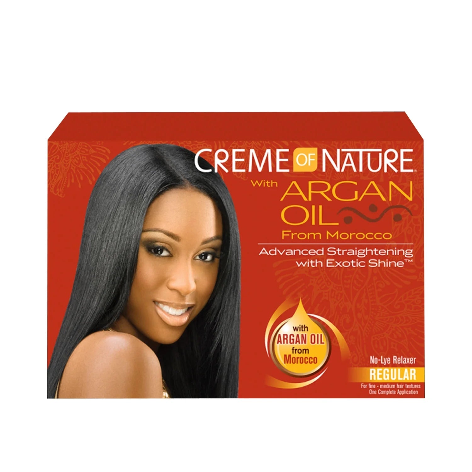 Crème Of Nature Argan Oil No-Lye Relaxer Regular x-pression