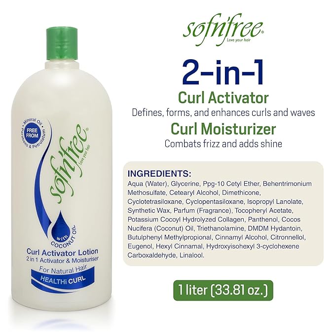Sof N Free Curl Activator Lotion With Vitamin E And Panthenol x-pression