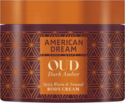 American Dream Oud Dark Amber, A Spicy & Sensual Body Cream with Cocoa & Shea Butter 500ml / 17.6 fl.oz