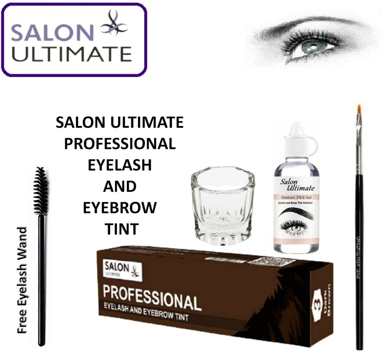 EYELASH EYEBROW TINT DYE TINTING LASH BROW PROFESSIONAL SALON ULTIMATE HIVE x-pression
