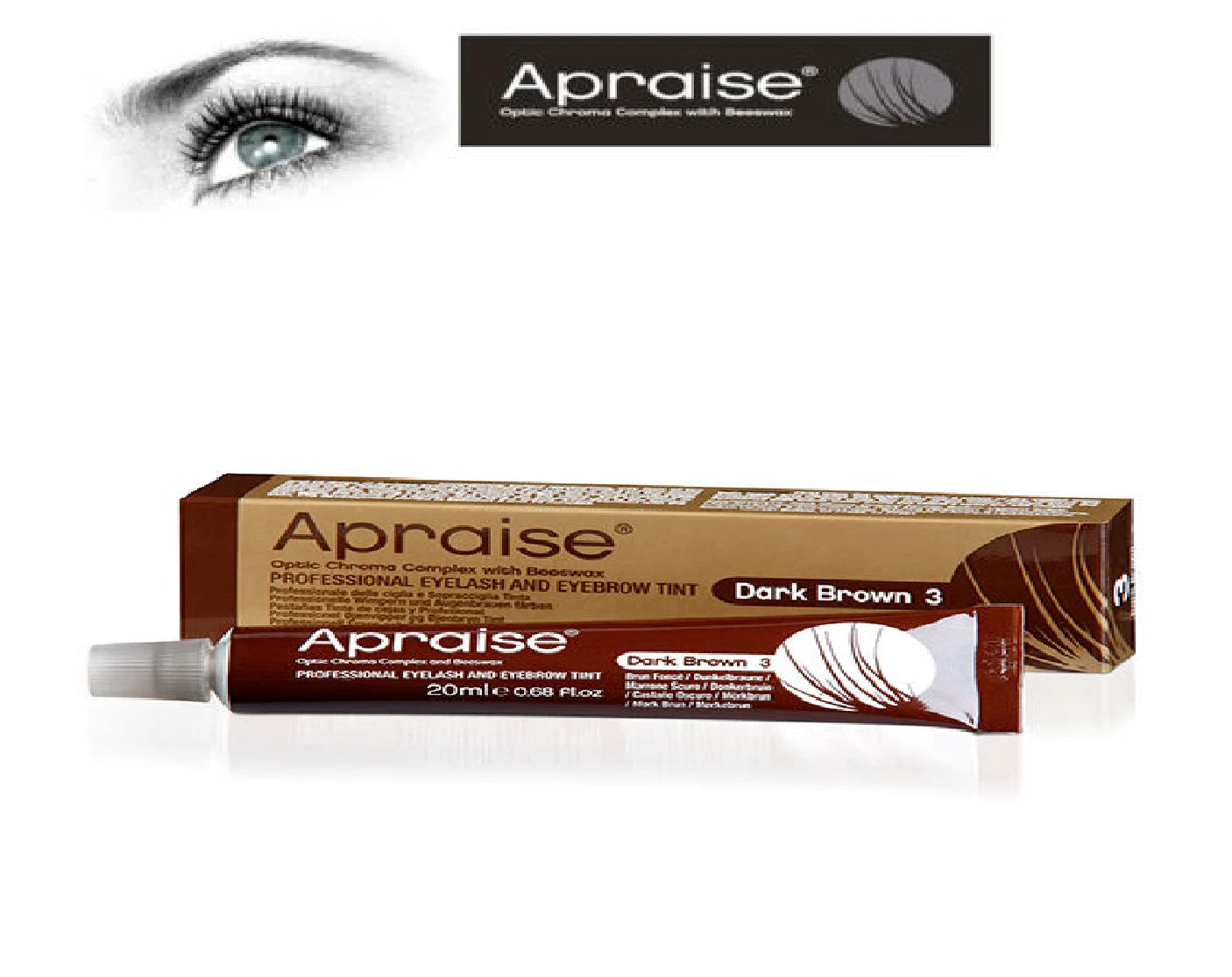 Apraise® Professional Eyelash & Eyebrow Tint Lash Full Kit x-pression