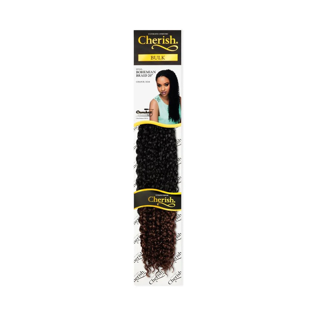 Cherish Bohemian Bulk 20'' Synthetic Hair Braids (All Colours) x-pression