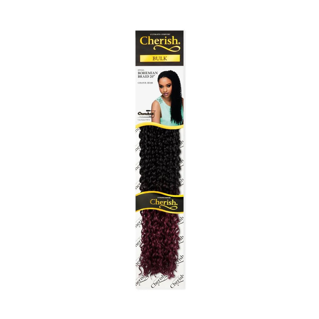 Cherish Bohemian Bulk 20'' Synthetic Hair Braids (All Colours) x-pression