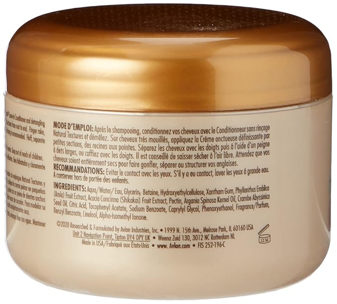 Keracare Avlon Natural Textures Defining Custard, 8 Ounce