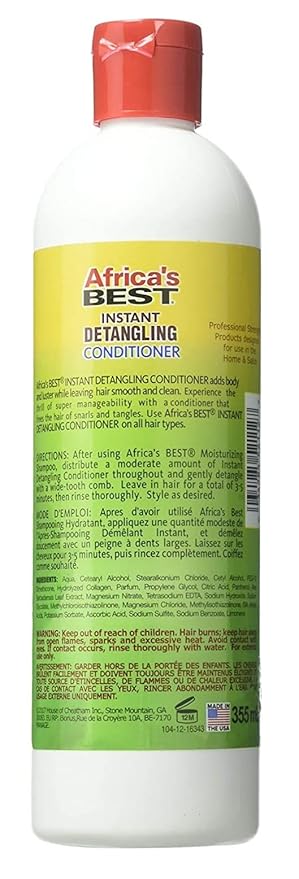 Africa's Best Instant Detangling Conditioner, 12 oz