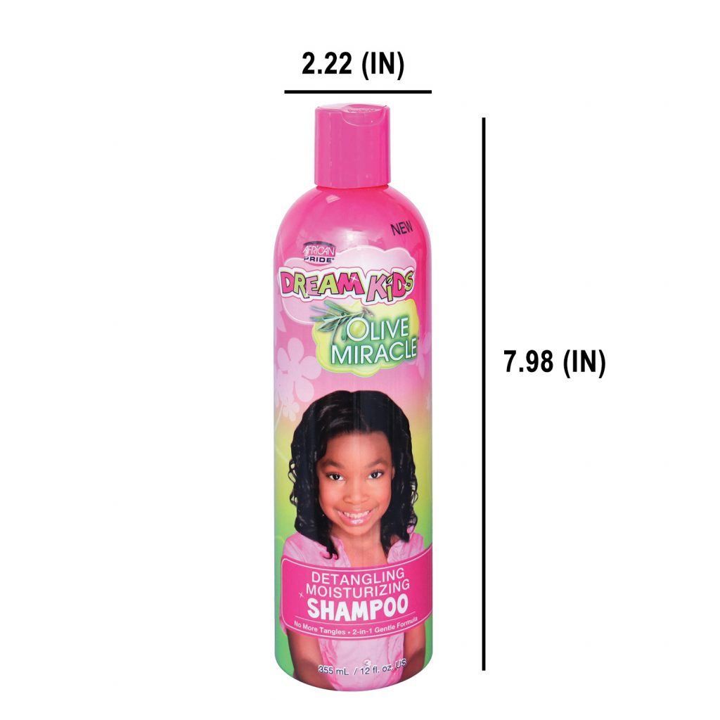 African Pride Dream Kids Olive Miracle Detangling Shampoo, 12 Ounce, 355 mL