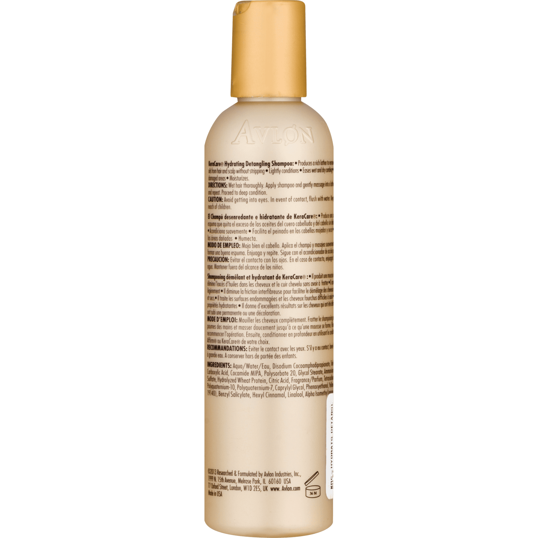 KeraCare Hydrating Detangling Shampoo 8 oz - Moisturize, Detangle and Soften Hair - Remove Excess Oil - Minimize Hair Breakage - Superior Detangling