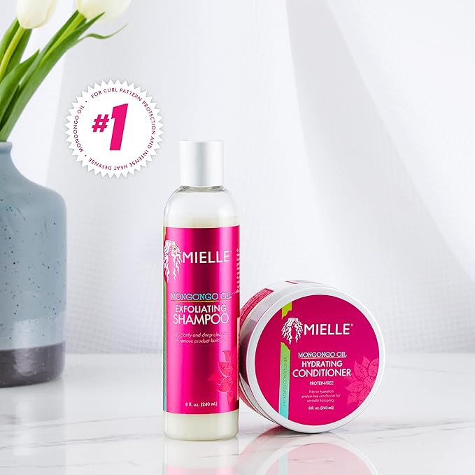 Mielle Organics Mongongo Oil Exfoliating Shampoo, 8 Ounces x-pression