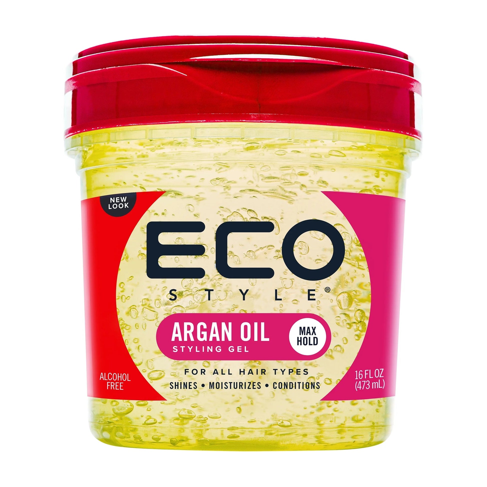 Ecoco Style Professional Styling Gel with Argan Oil - Moisturizing, Weightless, All-day Shine x-pression