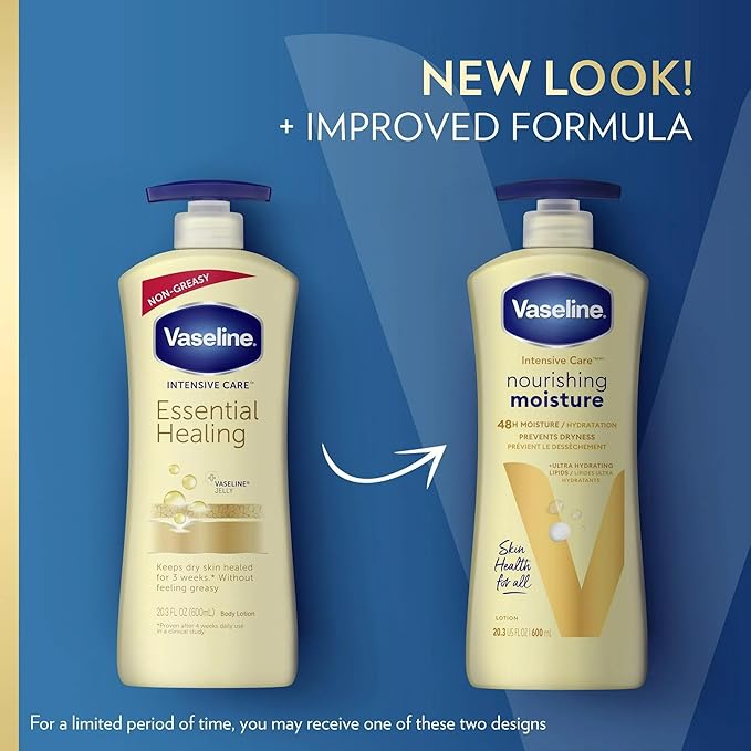 Vaseline Body Lotion Essential Healing , 400 ml | 600 ml x-pression
