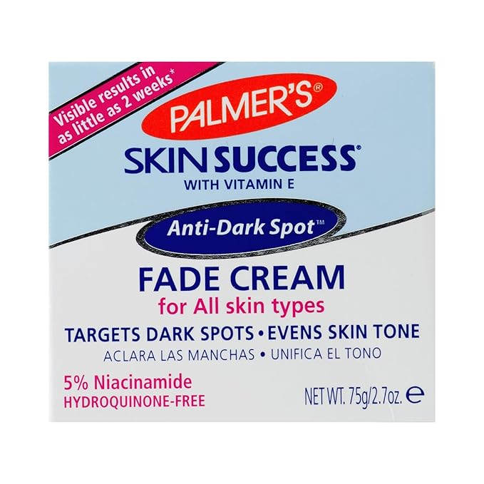 Palmer's Skin Success Anti-Dark Spot Fade Cream with Vitamin E and Niacinamide, Helps Reduce Dark Spots and Age Spots, Suitable for All Skin Types 2.7 Ounce x-pression