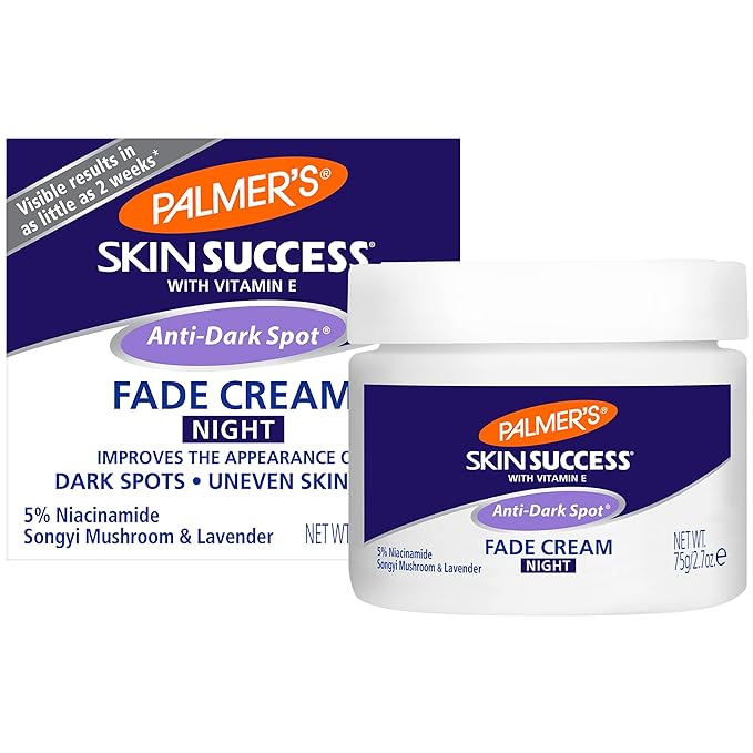 Palmer's Skin Success Anti-Dark Spot Nighttime Fade Cream with Retinol & Niacinamide, Dark Spot Corrector for Face, Night Moisturizer Helps Reduce Dark Spots, Fine Lines & Wrinkles, 2.7 Ounce x-pression