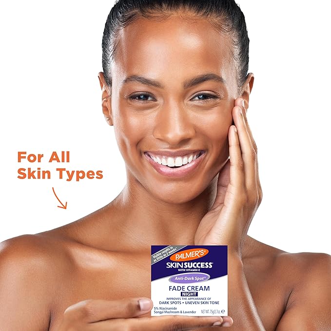 Palmer's Skin Success Anti-Dark Spot Nighttime Fade Cream with Retinol & Niacinamide, Dark Spot Corrector for Face, Night Moisturizer Helps Reduce Dark Spots, Fine Lines & Wrinkles, 2.7 Ounce x-pression