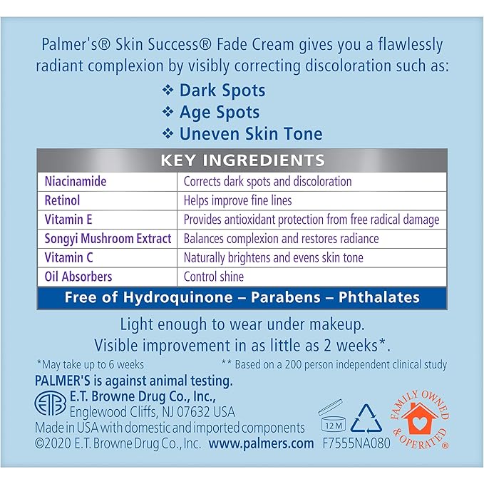 Palmer's Skin Success Eventone Fade Cream for Oily Skin, 2.7 Fl Oz x-pression