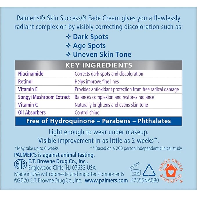 Palmer's Skin Success Eventone Fade Cream for Oily Skin, 2.7 Fl Oz x-pression