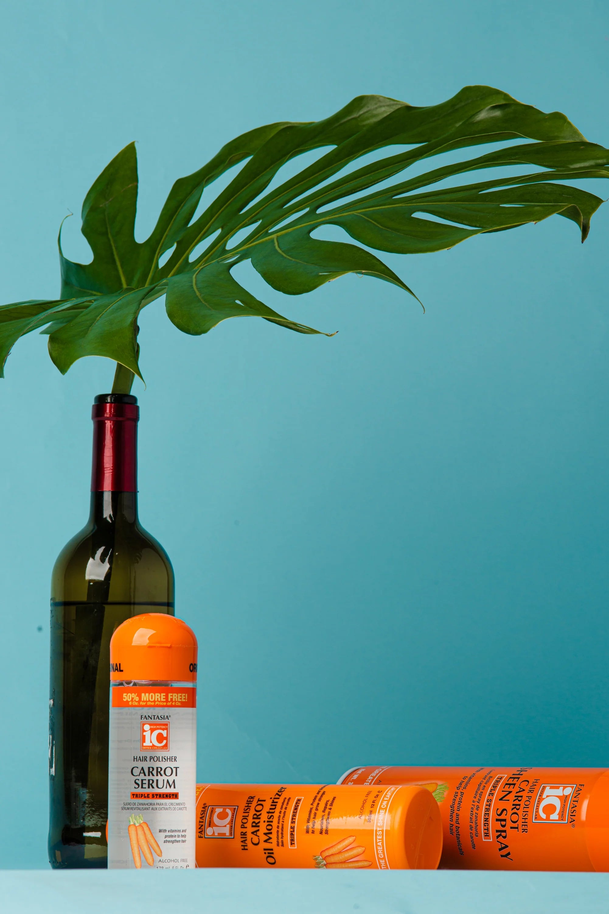 IC Fantasia Hair Polisher Carrot Growth Serum Triple Strength, 6 oz x-pression