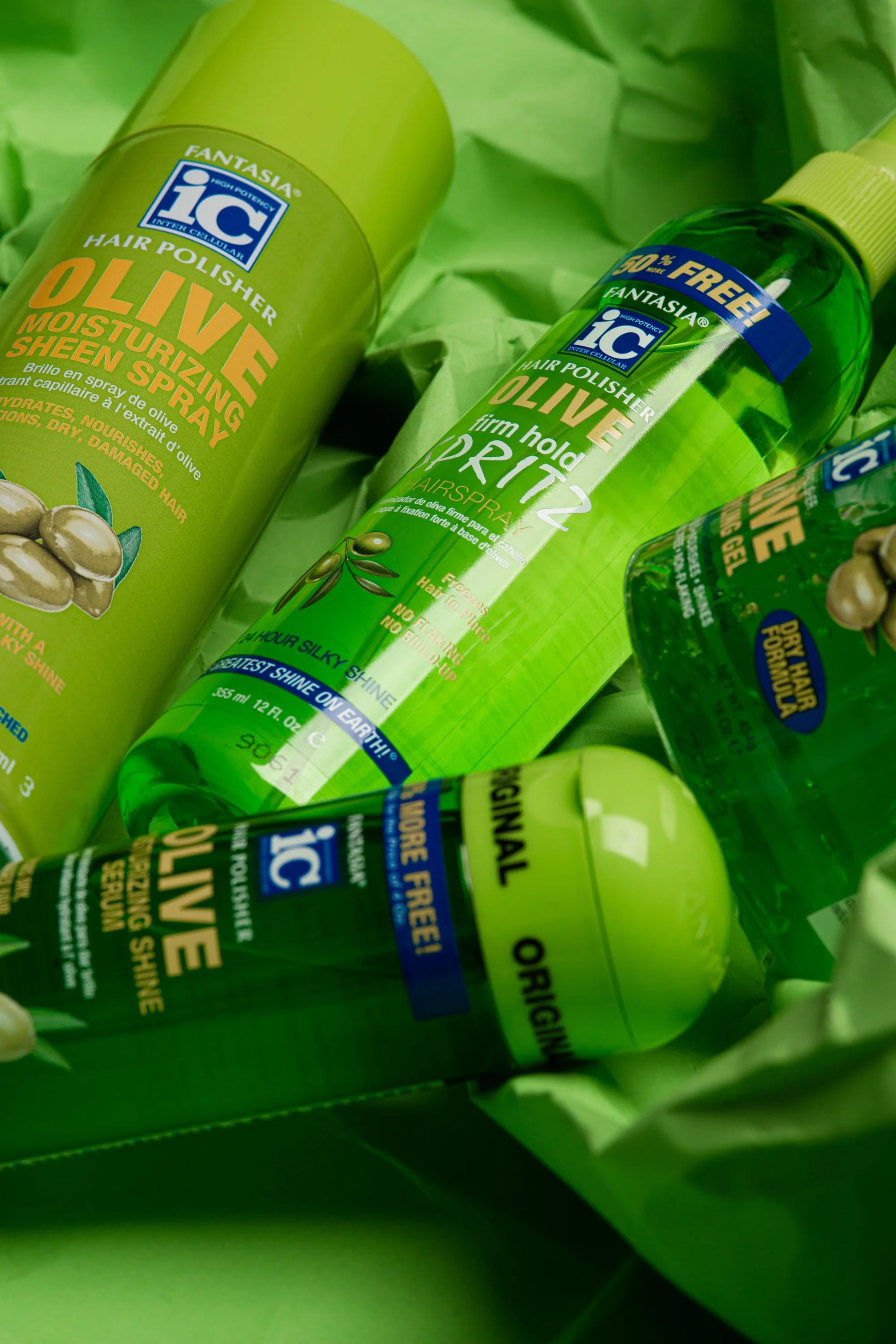 IC Fantasia Hair Polisher Olive Firm Hold Spritz Hair Spray, 10 Ounce x-pression