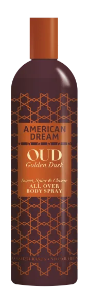 American Dream: Body Mist Spray - Golden Dusk 200ml