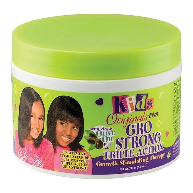 Africas Best Kids Orig Gro Strong Therapy 7.5 Ounce Jar, 221ml