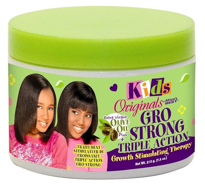 Africas Best Kids Orig Gro Strong Therapy 7.5 Ounce Jar, 221ml