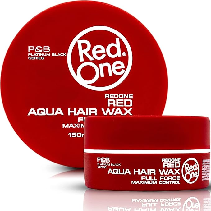Redone Hair Wax Red 150 ml | Edge Control | Ultra Hold | Hair Wax for Men and Women | Strawberry Fragrance | Maximum Control x-pression