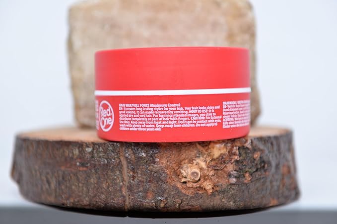 Redone Hair Wax Red 150 ml | Edge Control | Ultra Hold | Hair Wax for Men and Women | Strawberry Fragrance | Maximum Control x-pression