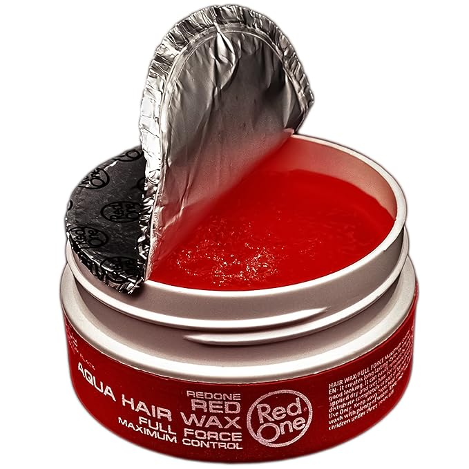 Redone Hair Wax Red 150 ml | Edge Control | Ultra Hold | Hair Wax for Men and Women | Strawberry Fragrance | Maximum Control x-pression