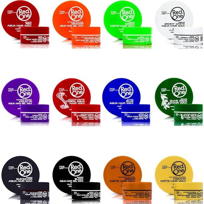 Redone Hair Wax Red 150 ml | Edge Control | Ultra Hold | Hair Wax for Men and Women | Strawberry Fragrance | Maximum Control x-pression