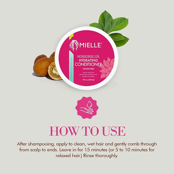 Mielle Organics Mongongo Oil Hydrating Conditioner , 8oz x-pression