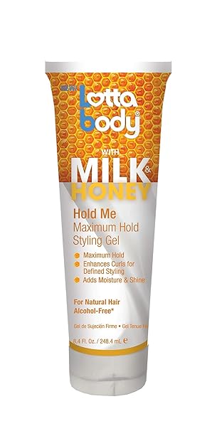 Lottabody Milk & Honey Hold Me Max Hold Styling Gel, 8.4 Ounce x-pression