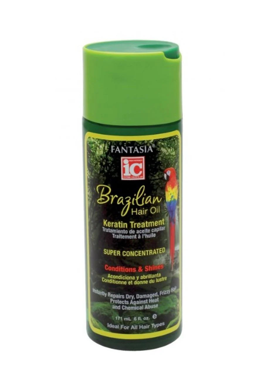 Fantasia IC Hair Oil Brazilian Keratin Treatment , 6 Ounce x-pression