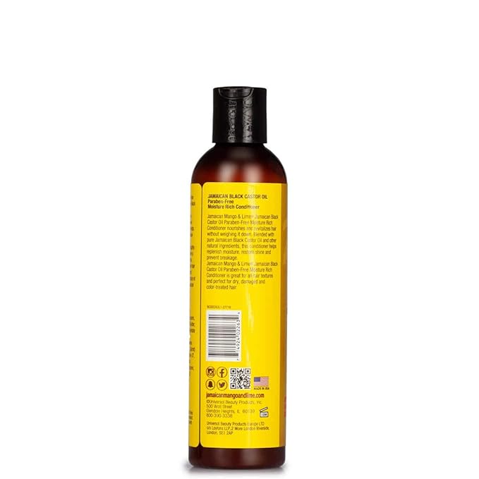 Jamaican Mango & Lime Black Castor Oil Conditioner No Paraben 8oz by Jamican Mango x-pression