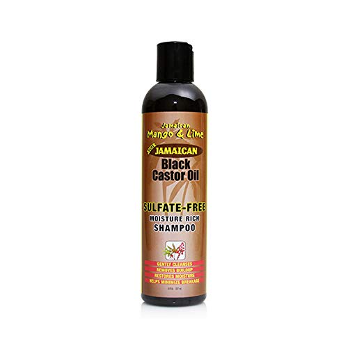 Jamaican Mango & Lime Black Castor Oil Sulfate Free Shampoo , 8 Oz x-pression