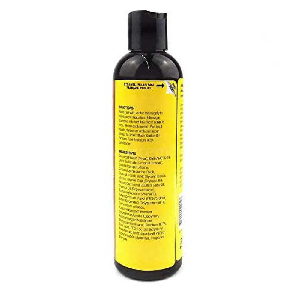 Jamaican Mango & Lime Black Castor Oil Sulfate Free Shampoo , 8 Oz x-pression