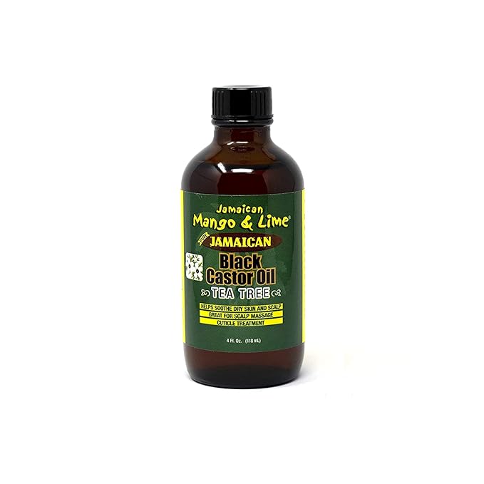 Jamaican Mango & Lime Black Castor Oil (Tea Tree) , 4oz x-pression